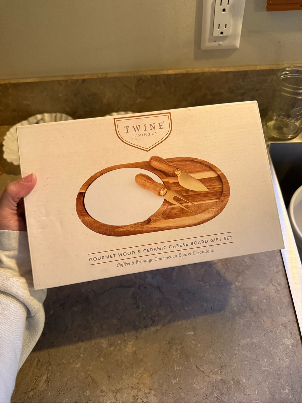 Twine Living Co. Gourmet Charcuterie Cheeseboard Gift Set